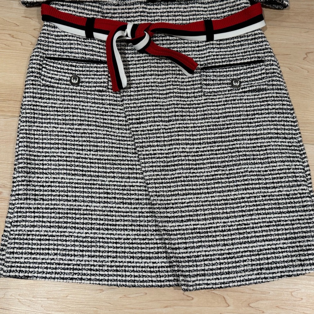 Maje "Visala" Tweed-Effect Matching Set - Picture 8 of 14